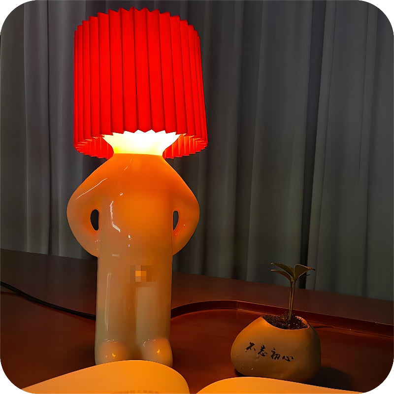 Lampe LED Sans Fil Ludique pour une Ambiance Joyeuse Lampe de table Electro Paris Rouge