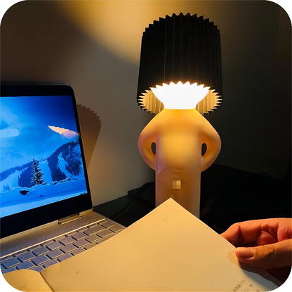 Lampe LED Sans Fil Ludique pour une Ambiance Joyeuse Lampe de table Electro Paris Noir