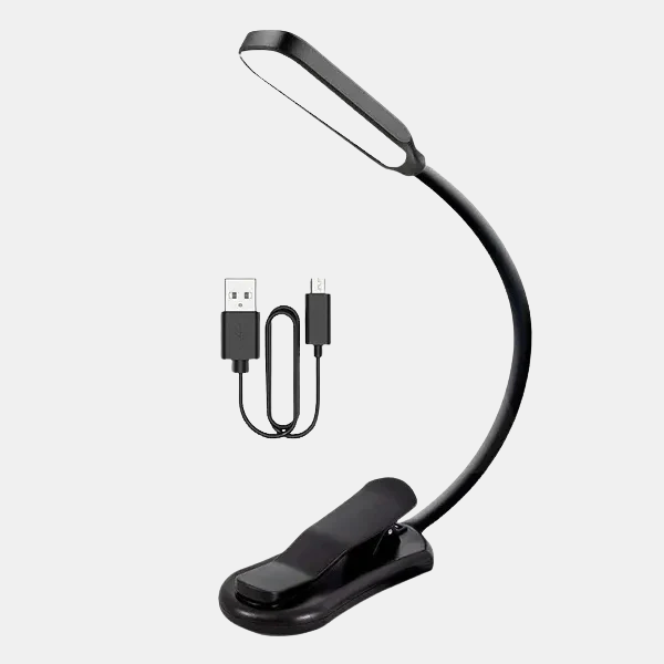 Lampe LED de Lecture à Intensité Réglable Gadgets Electro Paris Noir