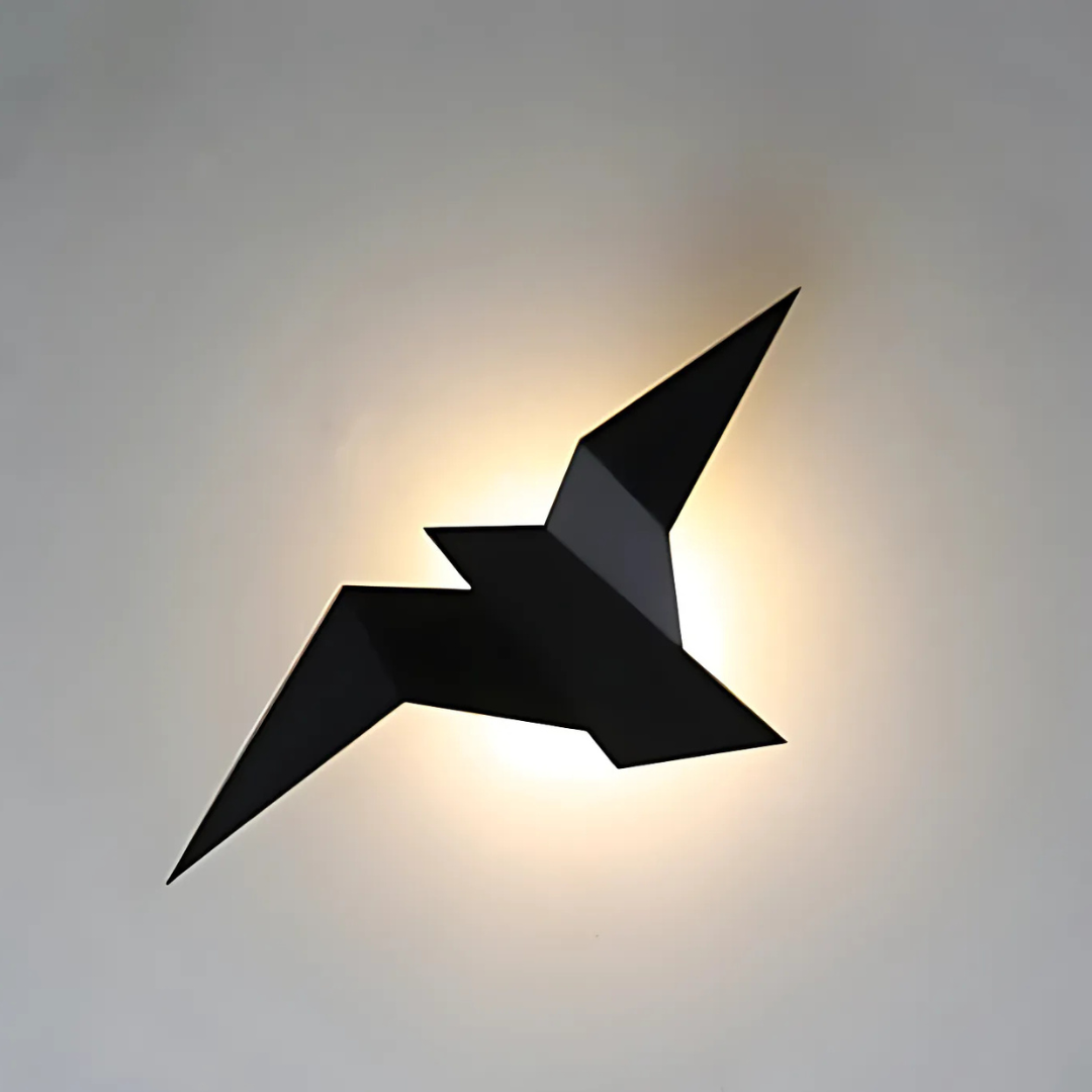Applique Murale Origami Moderne – Luminaire LED en Forme d'Oiseau pour Couloir et Chambre Éclairage Electro Paris
