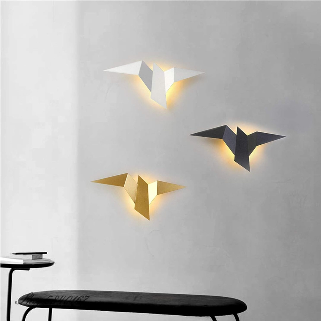 Applique Murale Origami Moderne – Luminaire LED en Forme d'Oiseau pour Couloir et Chambre Éclairage Electro Paris