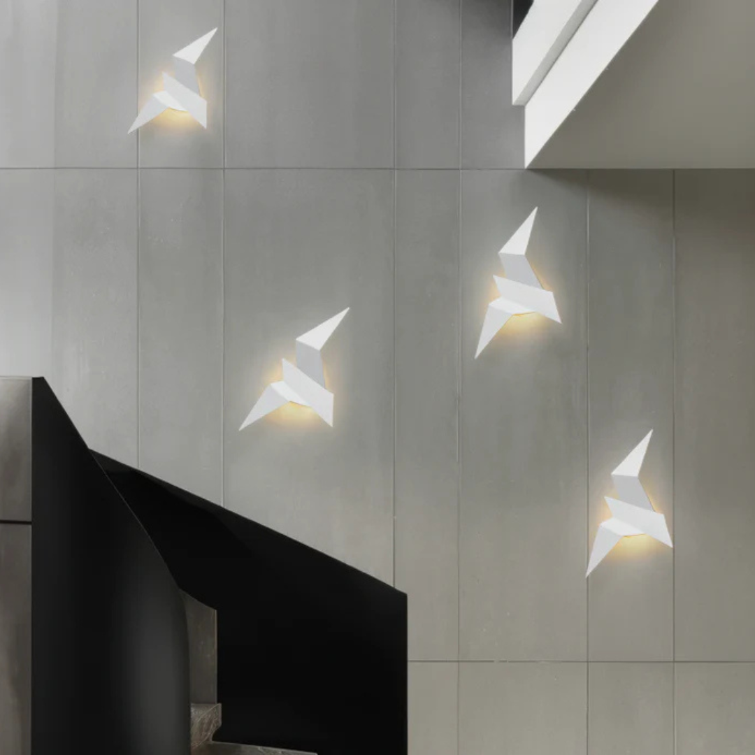 Applique Murale Origami Moderne – Luminaire LED en Forme d'Oiseau pour Couloir et Chambre Éclairage Electro Paris