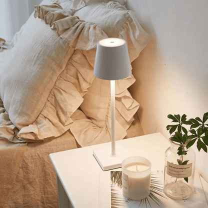 Lampe de table sans fil Crystal avec commande tactile pour éclairage intérieur et extérieur Éclairage Electro Paris Gris