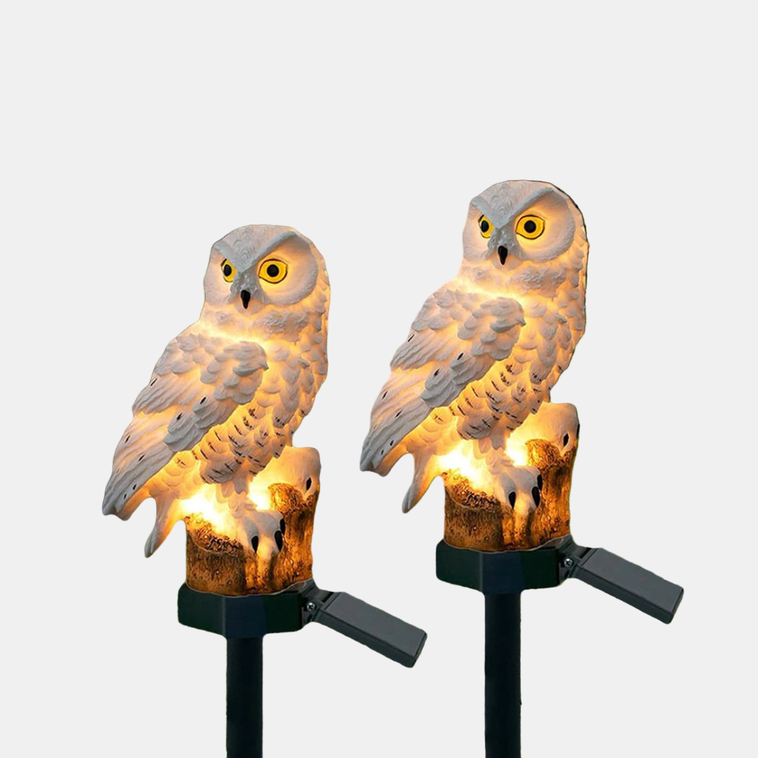 Hibou Solaire Décoratif pour Éclairage Extérieur Jardin & Terrasse Lampe d'extérieur Electro Paris Default
