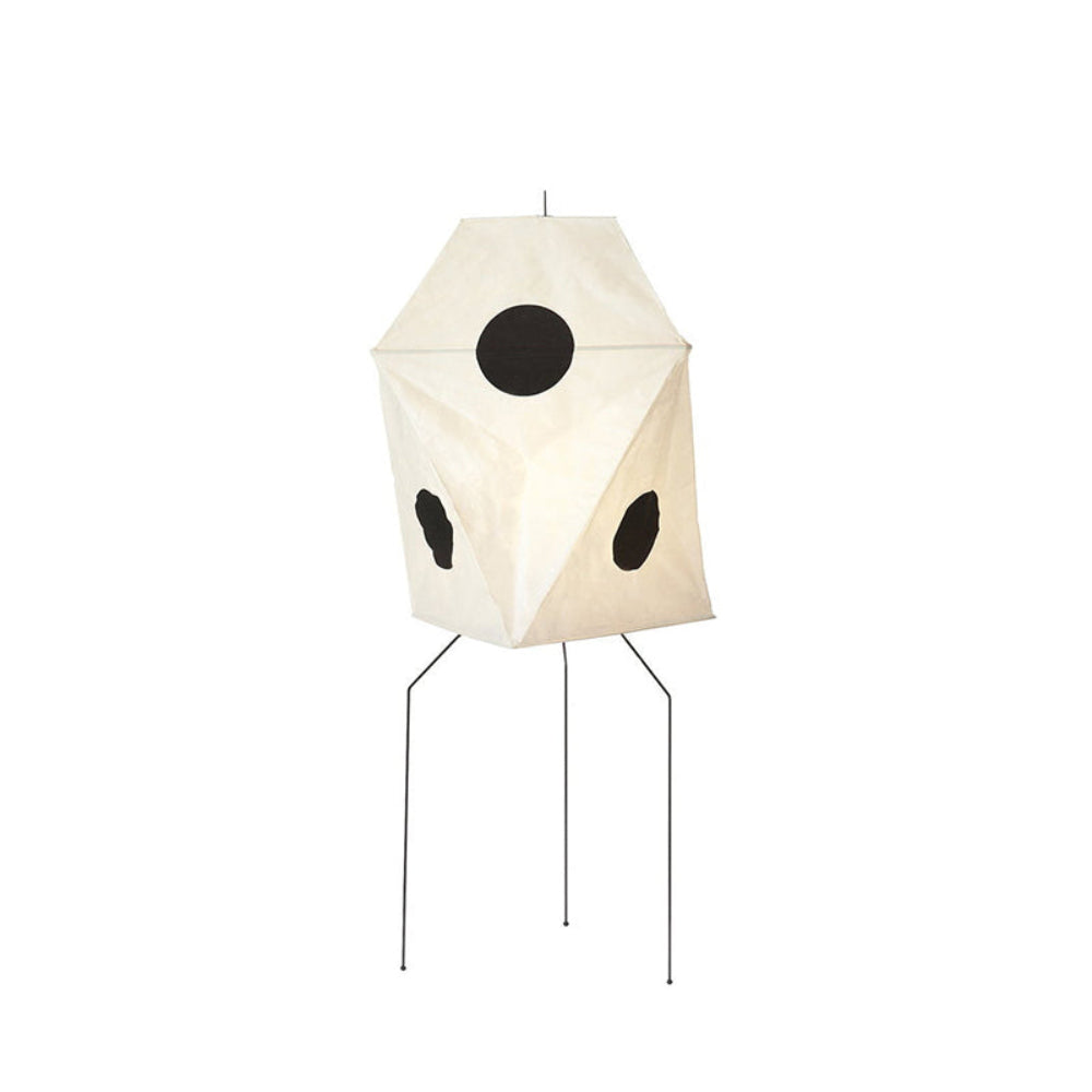 Lampe Sur Pied Minimaliste avec Abat-jour en Papier Fait Main Floor Lamps Electro Paris Style C L 56cm x H 145cm