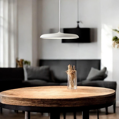 Suspension Scandinave avec Abat-jour Wabi-Sabi – Lampe Polymère Faite Main pour Salle à Manger Éclairage Electro Paris