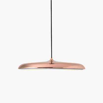 Suspension Scandinave avec Abat-jour Wabi-Sabi – Lampe Polymère Faite Main pour Salle à Manger Éclairage Electro Paris Rose gold 25cm