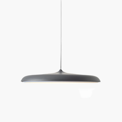 Suspension Scandinave avec Abat-jour Wabi-Sabi – Lampe Polymère Faite Main pour Salle à Manger Éclairage Electro Paris Gris 25cm