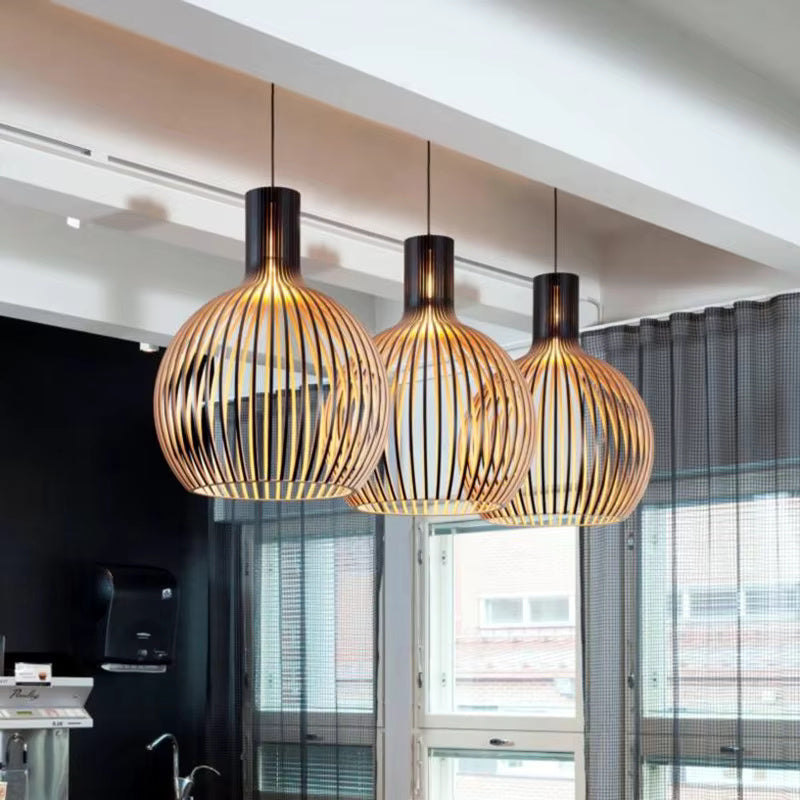 Lampe Suspendue en Bambou Naturel Ceiling Lamp Electro Paris
