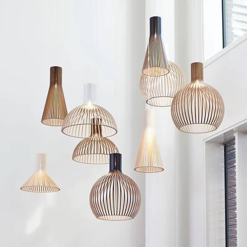 Lampe Suspendue en Bambou Naturel Ceiling Lamp Electro Paris