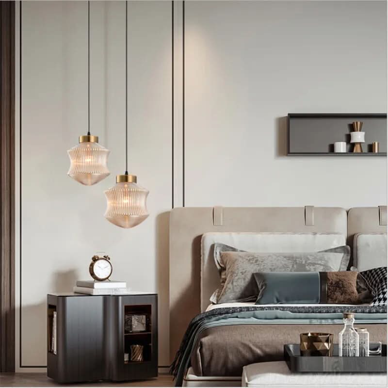 Suspension Scandinave en Verre Réglable pour Éclairage d'Accentuation Moderne Éclairage Electro Paris