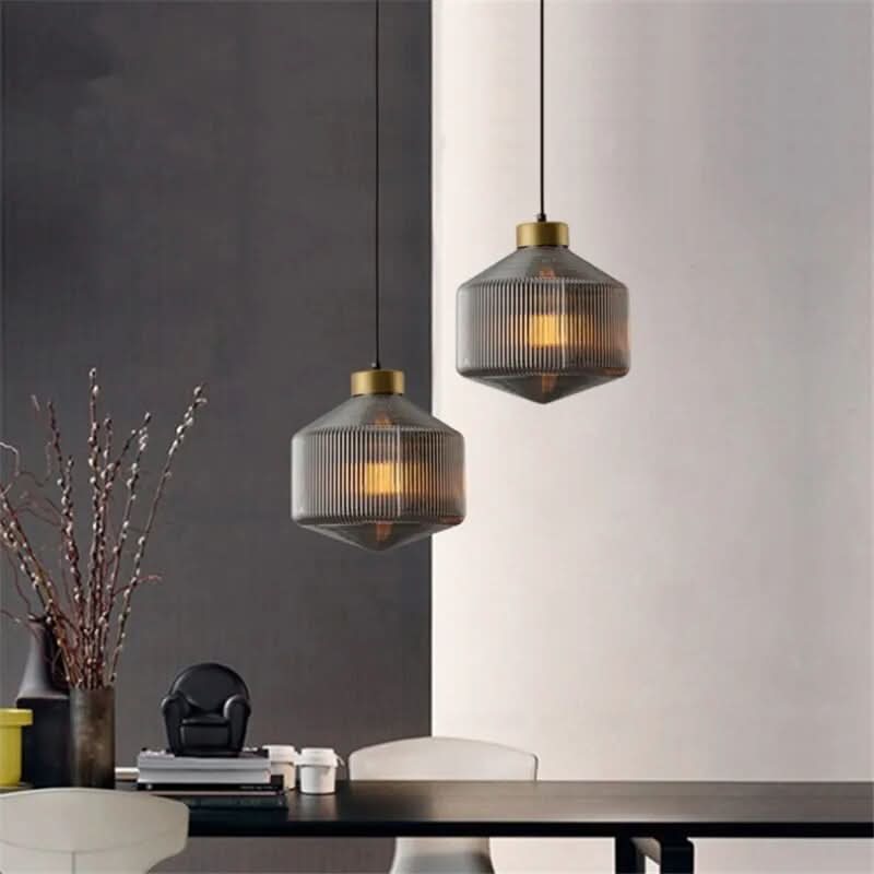 Suspension Scandinave en Verre Réglable pour Éclairage d'Accentuation Moderne Éclairage Electro Paris