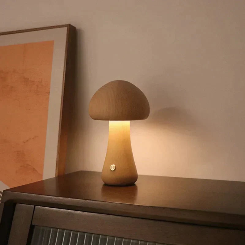 Lampe Tactile Sans Fil en Bois pour Ambiance Intérieure Table Lamp Electro Paris