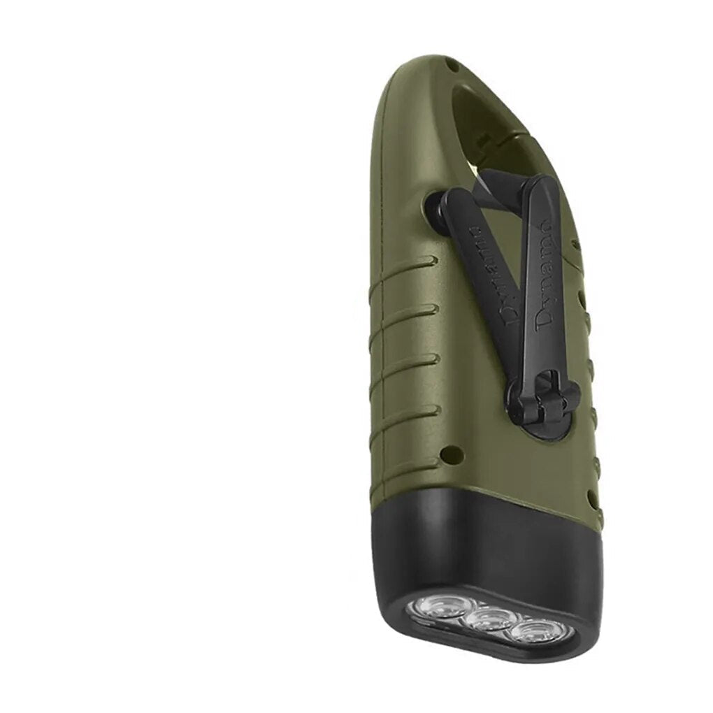 Lampe de Poche d'Urgence Solaire à Manivelle Étanche pour Camping Survie Lampes de poche Electro Paris
