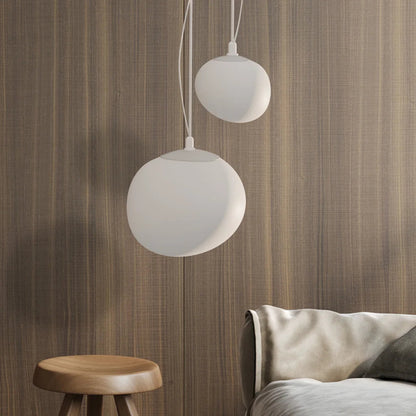 Lampe à Suspension Blanche Moderne Boden Pebble – Éclairage Élégant et Ambiance Apaisante Éclairage Electro Paris