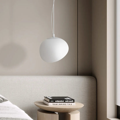 Lampe à Suspension Blanche Moderne Boden Pebble – Éclairage Élégant et Ambiance Apaisante Éclairage Electro Paris