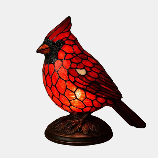 Lampe de Bureau Cardinal Bird – Éclairage LED Apaisant et Décoratif pour Intérieur Lampes de table Electro Paris Rouge