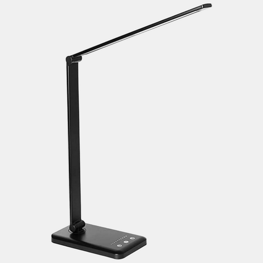 Lampe de Bureau LED Moderne avec Port USB – 5 Modes d’Éclairage & Luminosité Réglable Lampe de table Electro Paris Noir
