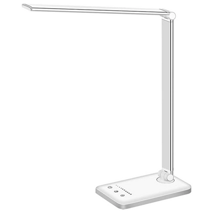 Lampe de Bureau LED Moderne avec Port USB – 5 Modes d’Éclairage & Luminosité Réglable Lampe de table Electro Paris Blanc