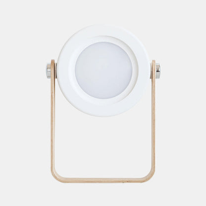 Lampe de Bureau Télescopique en Bois avec Design Portable Lampe de table Electro Paris Blanc