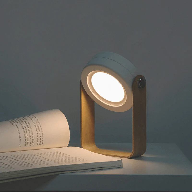 Lampe de Bureau Télescopique en Bois avec Design Portable Lampe de table Electro Paris