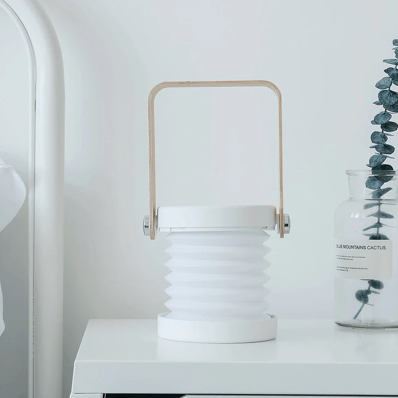 Lampe de Bureau Télescopique en Bois avec Design Portable Lampe de table Electro Paris