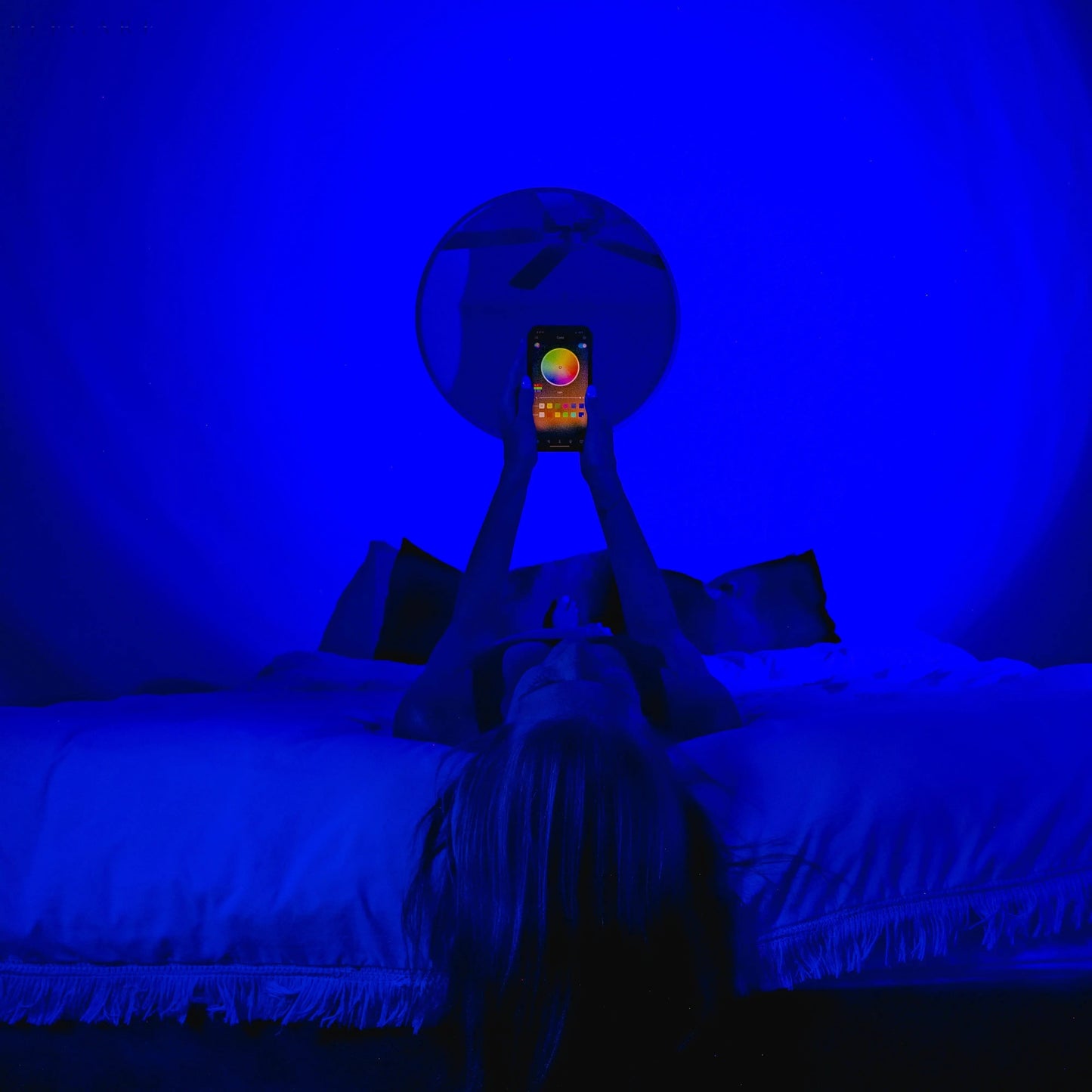 Lampe de Projection Coucher de Soleil LED avec Télécommande pour Ambiance de Chambre Éclairage Electro Paris