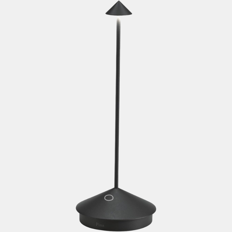 Lampe de Table LED Sans Fil Moderne pour Intérieur et Extérieur Table Lamp Electro Paris Noir