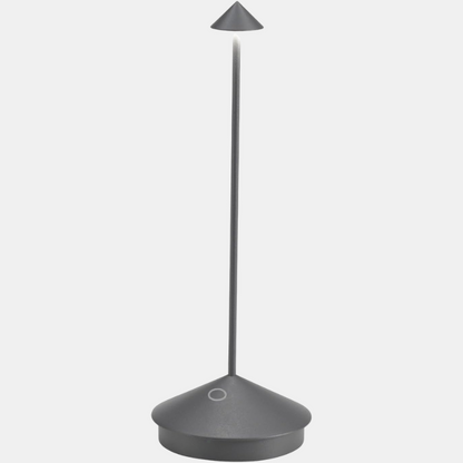 Lampe de Table LED Sans Fil Moderne pour Intérieur et Extérieur Table Lamp Electro Paris Gris