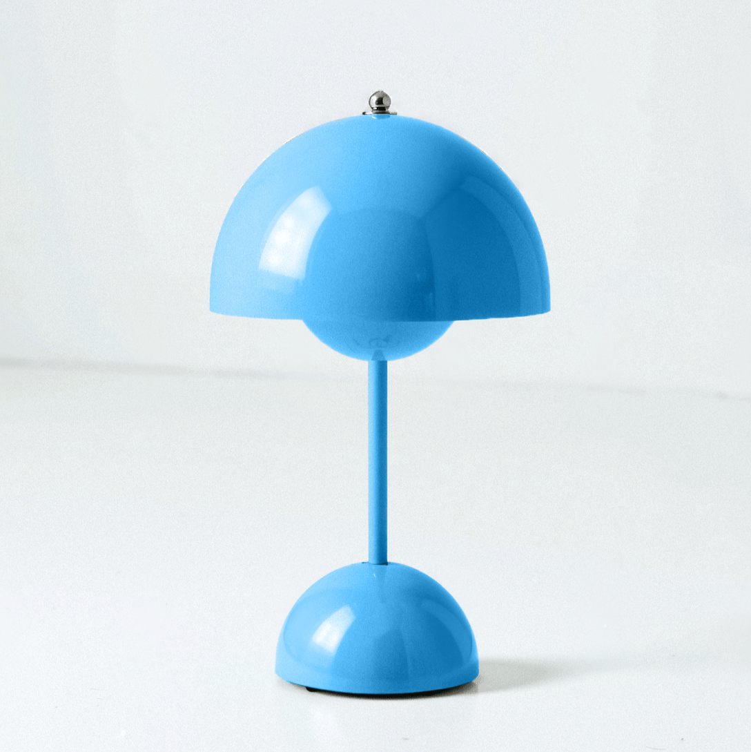 Lampe de Table LED Sans Fil au Design Minimaliste Table Lamp Electro Paris Bleu