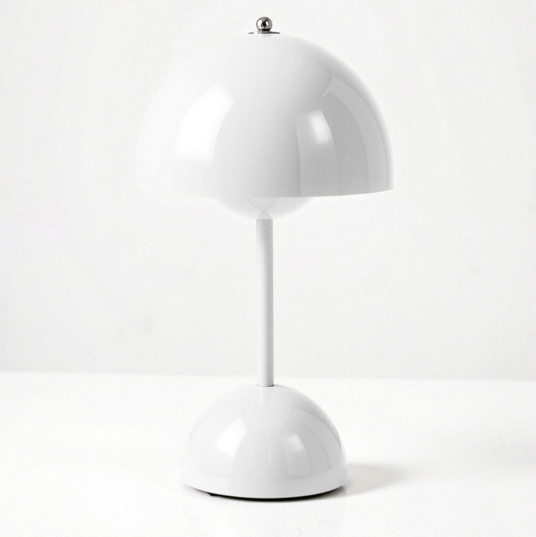 Lampe de Table LED Sans Fil au Design Minimaliste Table Lamp Electro Paris Blanc