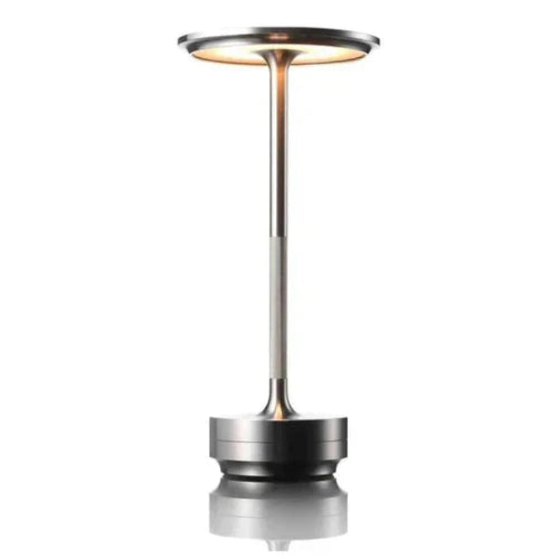 Lampe de Table LED Sans Fil pour Ambiance Intérieure et Extérieure Table Lamp Electro Paris Argent