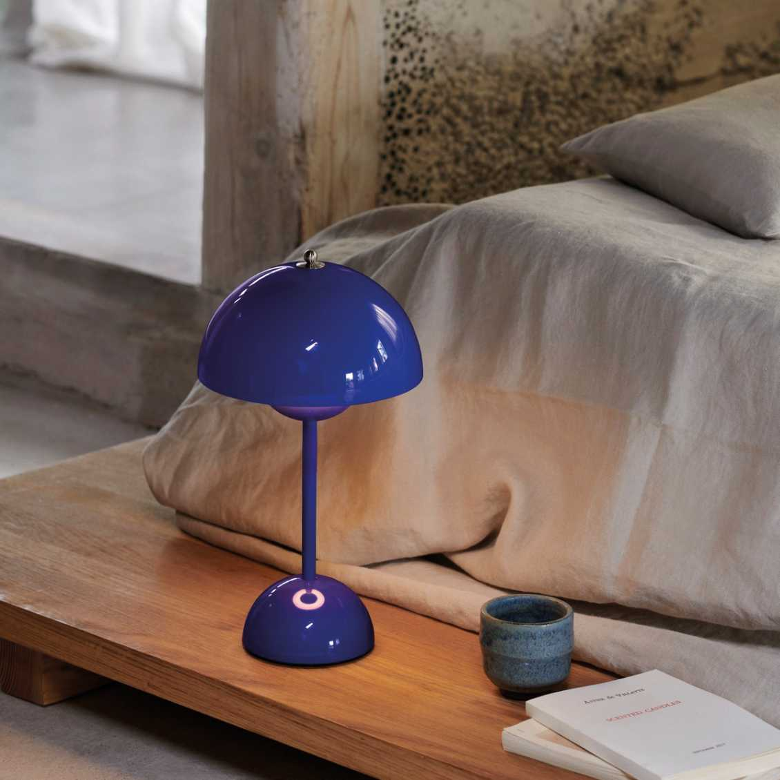 Lampe de Table LED pour Intérieur Atmosphérique Lampe de table Electro Paris Bleu