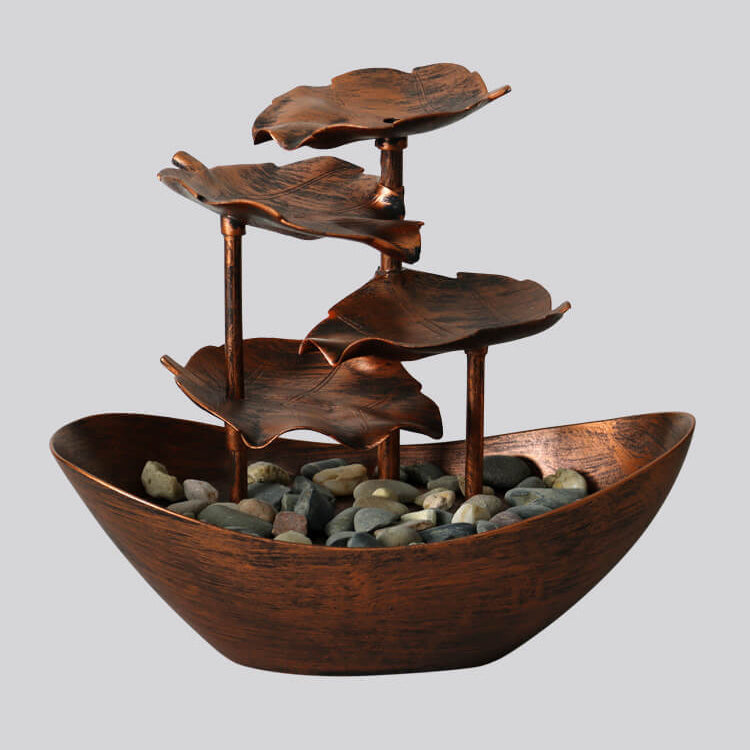 Lampe de Table – Lampe LED avec Fontaine Apaisante et Motif Lotus Lampes de table Electro Paris