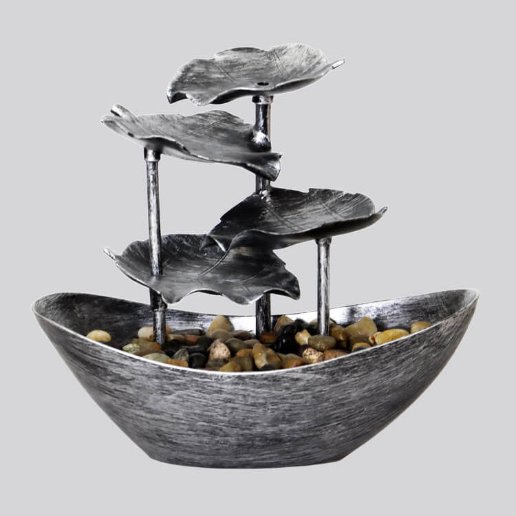 Lampe de Table – Lampe LED avec Fontaine Apaisante et Motif Lotus Lampes de table Electro Paris