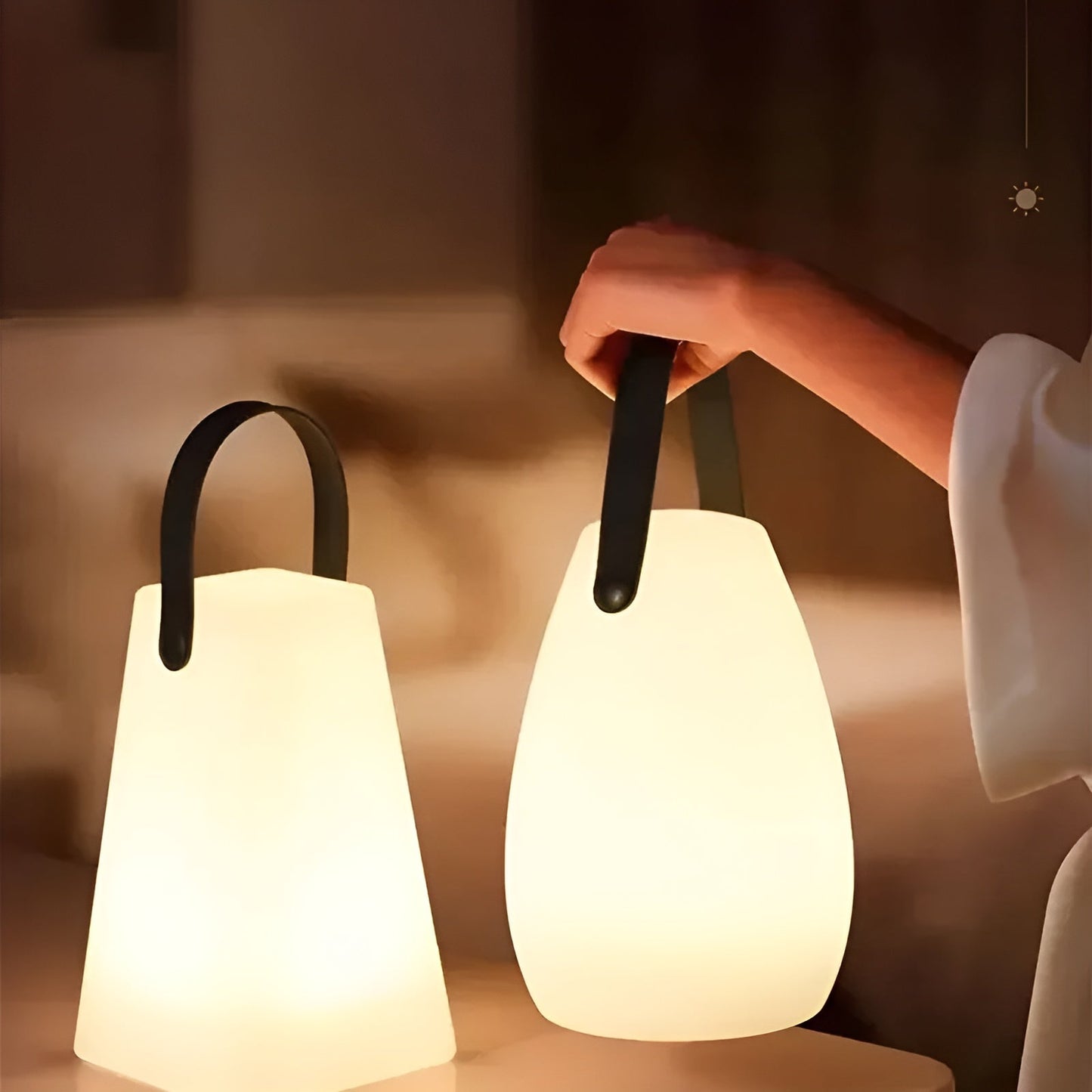 Lampe de Table LED Étanche Sans Fil pour Intérieur et Extérieur Table Lamp Electro Paris