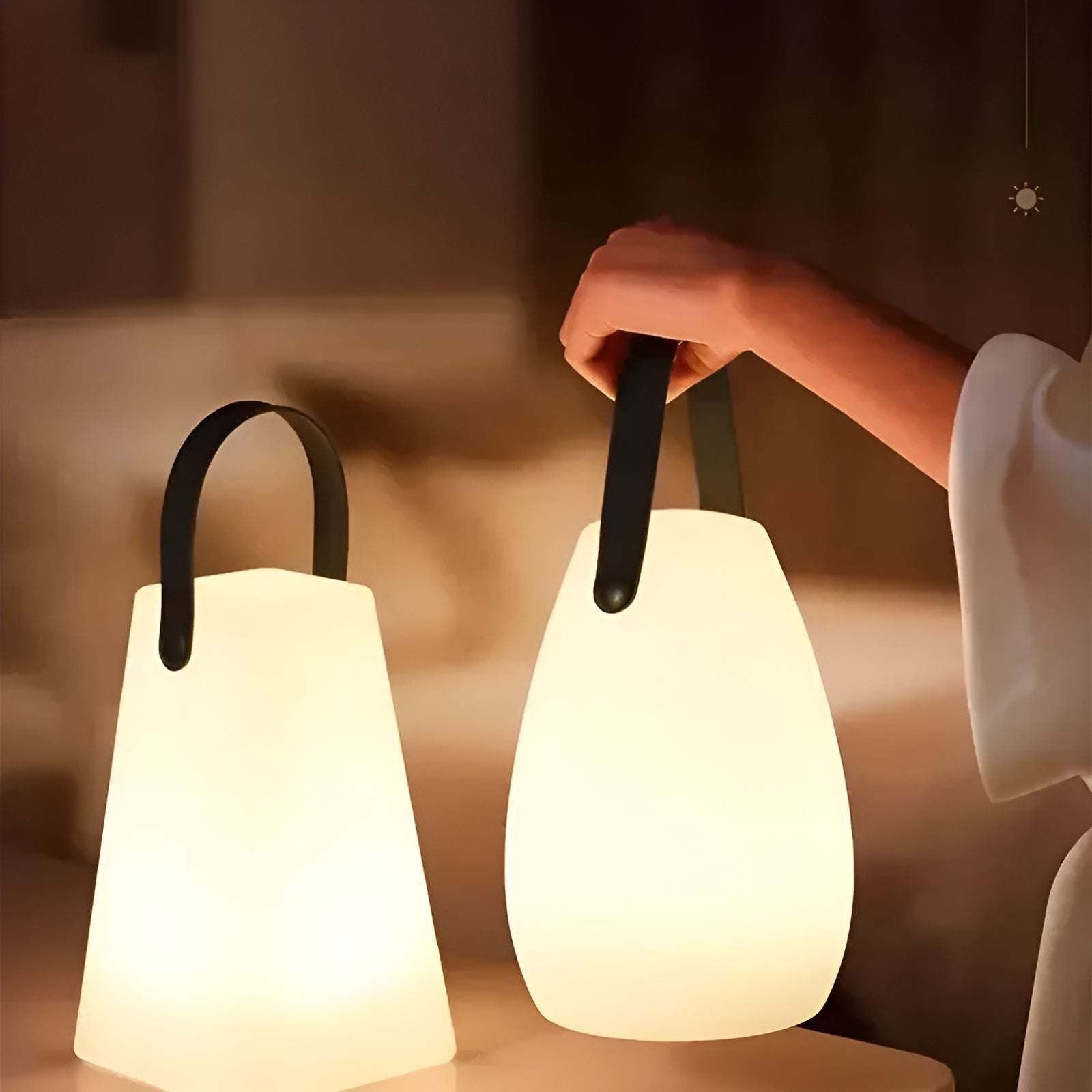 Lampe de Table LED Étanche Sans Fil pour Intérieur et Extérieur Table Lamp Electro Paris