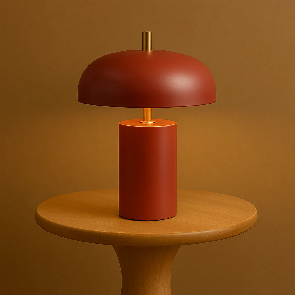 Lampe de Table Moderne à Éclairage d’Ambiance Doux Table Lamp Electro Paris Rouge