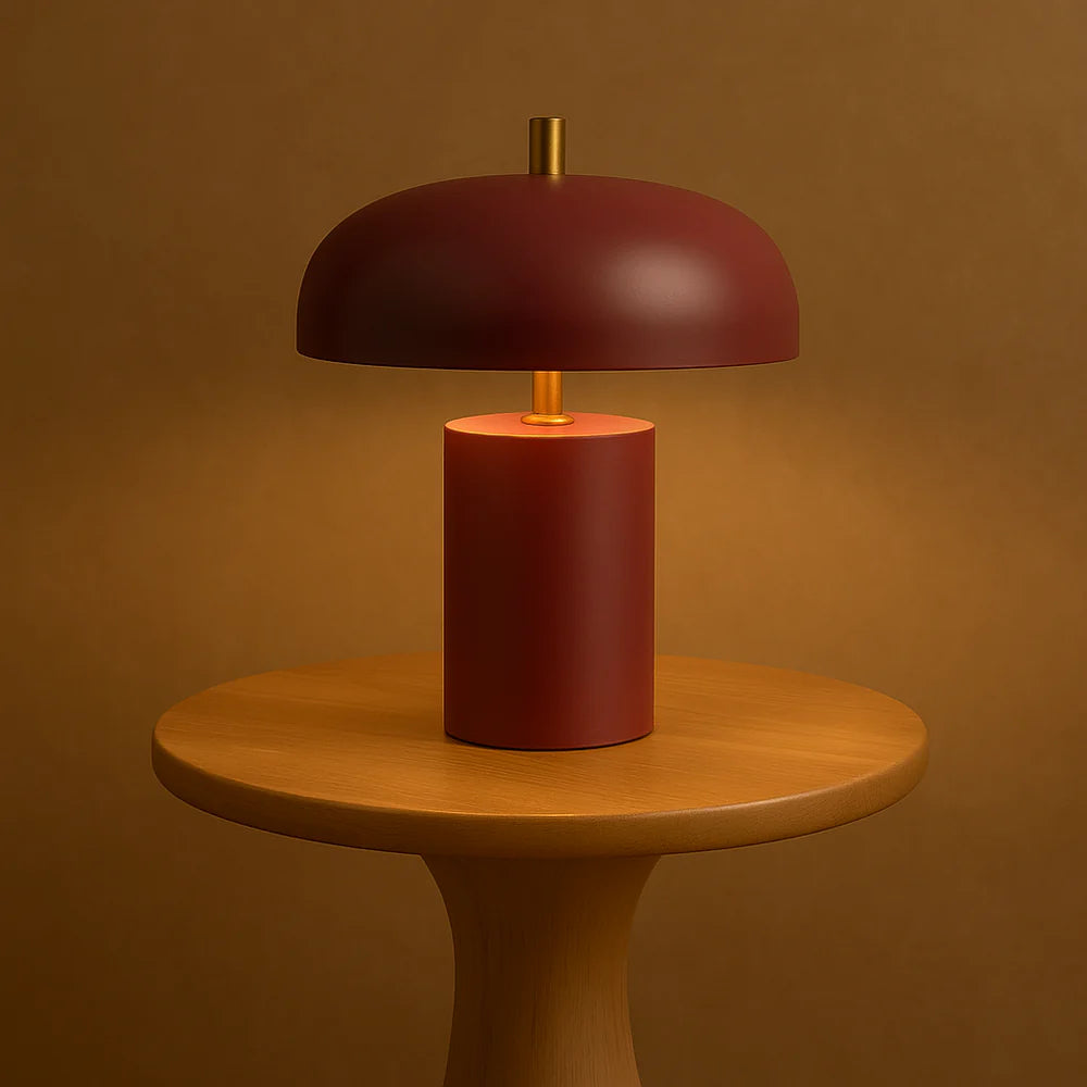 Lampe de Table Moderne à Éclairage d’Ambiance Doux Table Lamp Electro Paris Rouge vin