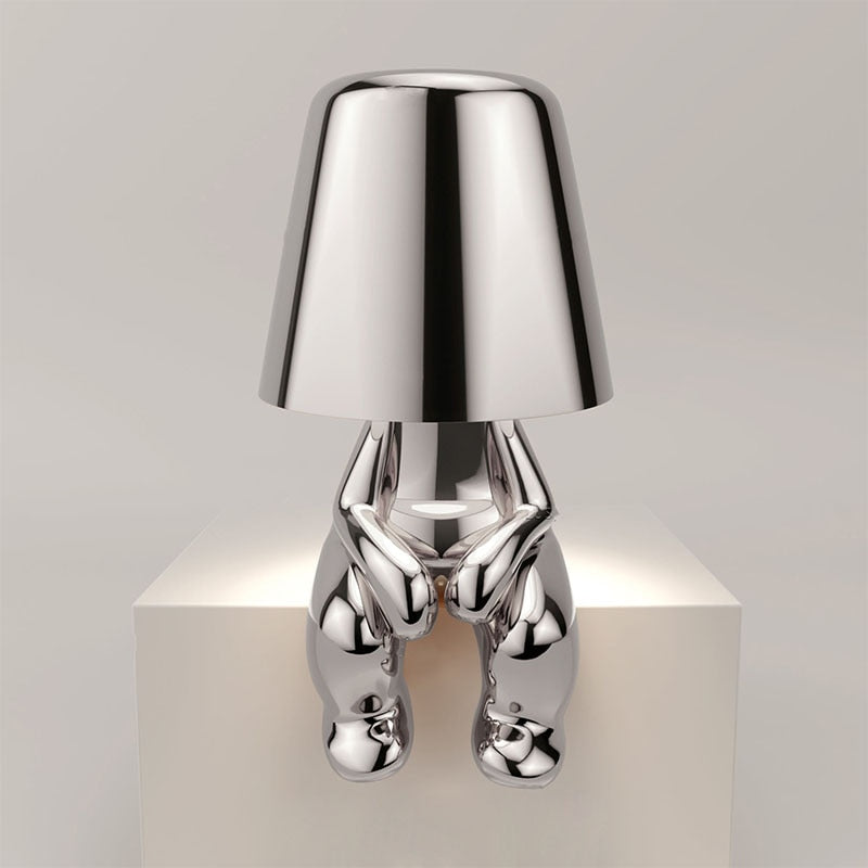 Lampe de Table Moderne pour une Ambiance Chaleureuse Lampe de table Electro Paris Argent Assis