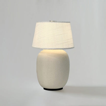 Lampe de Table Moderne avec Chargeur USB – Éclairage Portable à Commande Tactile Lampes de table Electro Paris Dia 12cm x H 20cm Sable & Blanc