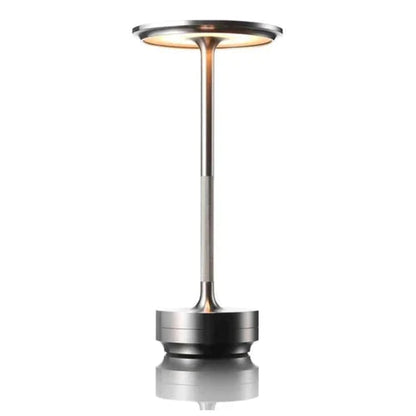 Lampe de table sans fil moderne avec commande tactile pour un éclairage d'appoint portable Lampes de table Electro Paris Argent