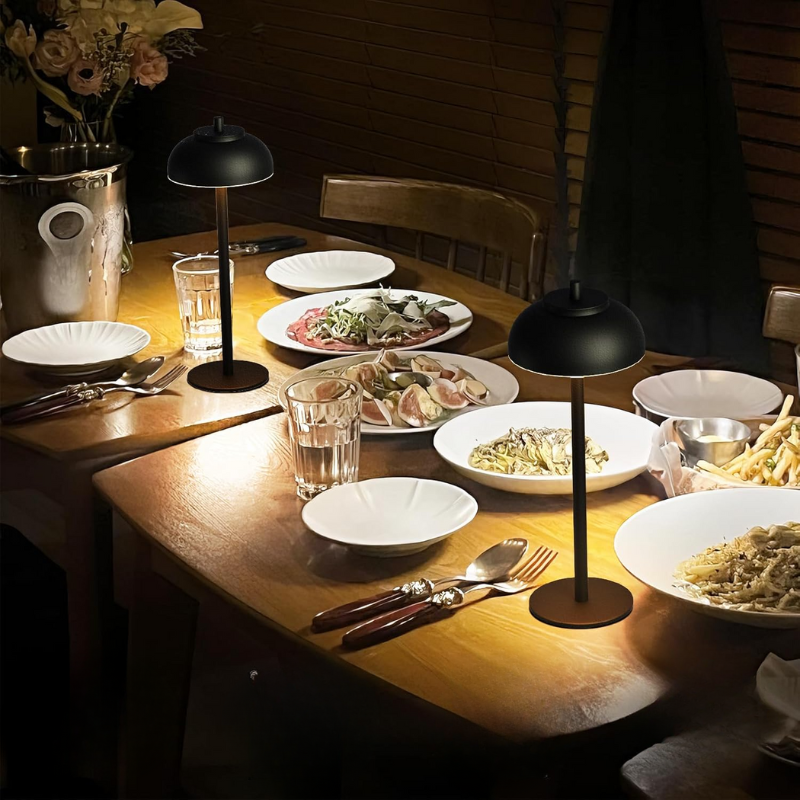 Lampe de Table Sans Fil Rechargeable avec 3 Couleurs et Contrôle Tactile pour Éclairage Moderne Éclairage Electro Paris