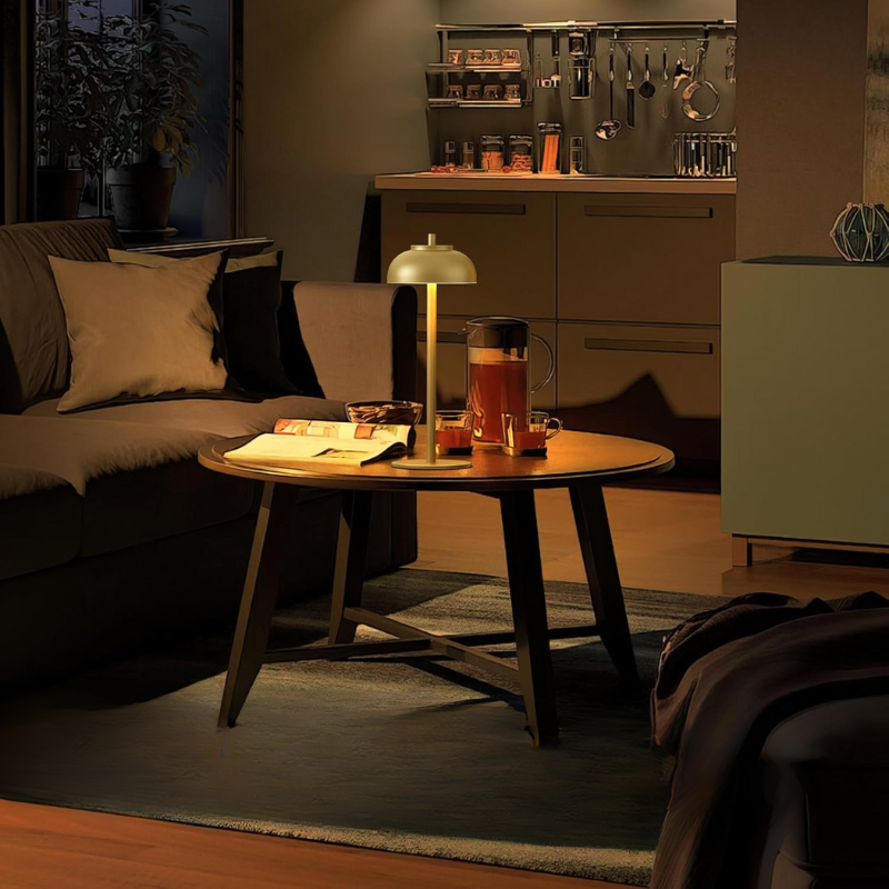 Lampe de Table Sans Fil Rechargeable avec 3 Couleurs et Contrôle Tactile pour Éclairage Moderne Éclairage Electro Paris
