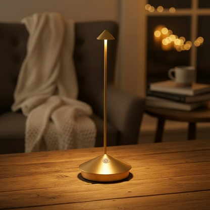 Lampe de Table Sans Fil Rechargeable – Éclairage Doux pour Intérieur et Extérieur Éclairage Electro Paris