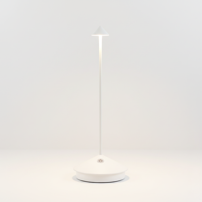 Lampe de Table Sans Fil Rechargeable – Éclairage Doux pour Intérieur et Extérieur Éclairage Electro Paris Blanc Lune