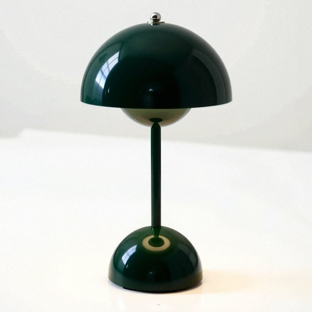 Lampe de Table LED Sans Fil au Design Minimaliste Table Lamp Electro Paris Vert foncé