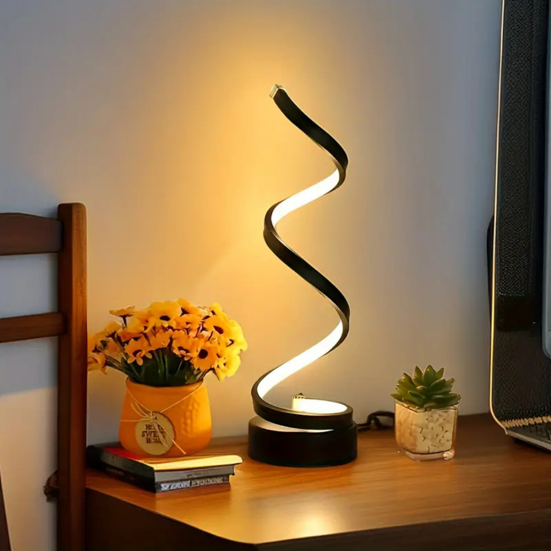 Lampe de Table Élégance Spirale Minimaliste pour Intérieurs Modernes Lampes de table Electro Paris