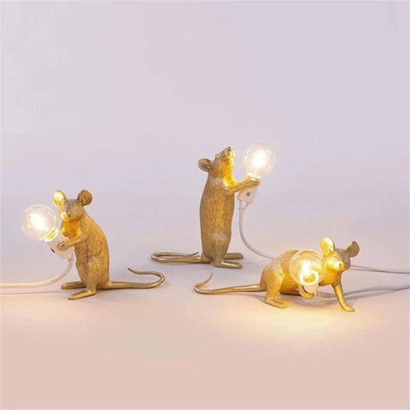 Lampe de Table Souris Fantaisiste pour Intérieurs Artistiques Table Lamp Electro Paris