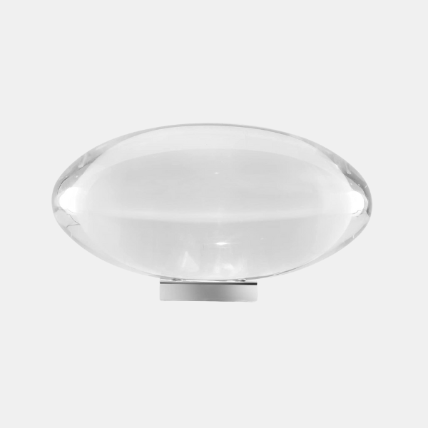 Lampe de Table Sphère en Cristal sur Trépied pour un Éclairage Ambiant Serein Lampes de table Electro Paris Lumière chaude Dia 16cm x H 8cm